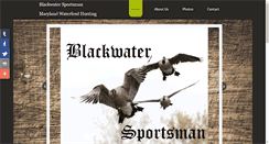 Desktop Screenshot of blackwatersportsman.com