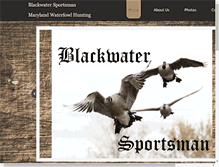 Tablet Screenshot of blackwatersportsman.com